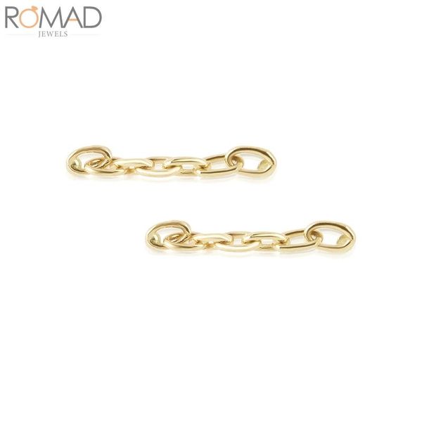 hoop & huggie romad 925 sterling silver stud earrings for women chain earring luxury earings s925 jewelry pendientes piercing cartilage aret, Golden;silver
hoop & huggie romad 925 sterling silver stud earrings for women chain earring luxury earings s925 jewelry pendientes piercing cartilage aret, Golden;silver