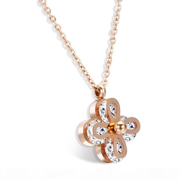 fashion-2020 new four-leaf clover necklace female net red 18k color gold clavicle chain simple temperament rose gold pendant necklace, Silver
fashion-2020 new four-leaf clover necklace female net red 18k color gold clavicle chain simple temperament rose gold pendant necklace, Silver