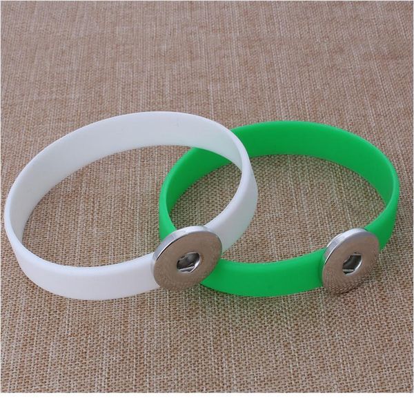 new 12 candy colors sile wristband bracelet fit 18mm snap bracelets for women men diy button jewel jllwyr, Golden;silver
new 12 candy colors sile wristband bracelet fit 18mm snap bracelets for women men diy button jewel jllwyr, Golden;silver