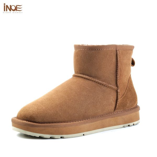 inoe classic sheepskin suede leather wool fur lined women ankle winter boots for women basic snow boots winter shoes black brown 201031
inoe classic sheepskin suede leather wool fur lined women ankle winter boots for women basic snow boots winter shoes black brown 201031
