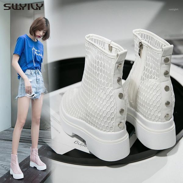 boots swyivy high heel booties wedge shoes woman 2021 solid summer breathable womens ankle casual round toe zipper white boots1, Black
boots swyivy high heel booties wedge shoes woman 2021 solid summer breathable womens ankle casual round toe zipper white boots1, Black