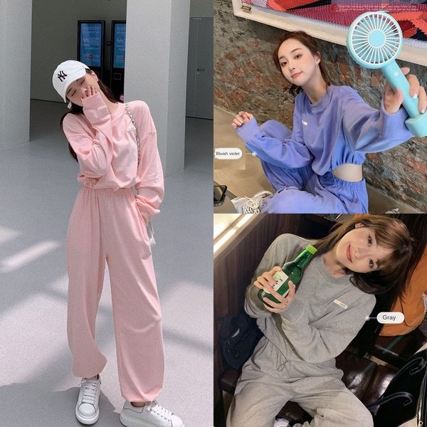 llvly 2020 net waist piece korean style set sports sweater sweatersuit women's drawstring long sleeve sweater high red pants two new ca, Gray
llvly 2020 net waist piece korean style set sports sweater sweatersuit women's drawstring long sleeve sweater high red pants two new ca, Gray