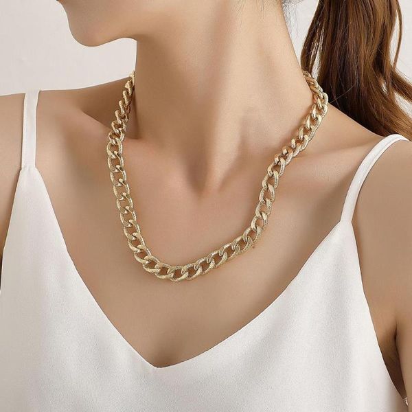 chokers punk cuban choker necklace for women men simple gold color thick chain collar statement hip hop collier jewelry gifts, Golden;silver
chokers punk cuban choker necklace for women men simple gold color thick chain collar statement hip hop collier jewelry gifts, Golden;silver