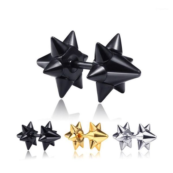 classic punk spines pattern stainless steel earrings for women men fashion geometric stud ear jewelry party gifts 2 pieces1, Golden;silver
classic punk spines pattern stainless steel earrings for women men fashion geometric stud ear jewelry party gifts 2 pieces1, Golden;silver