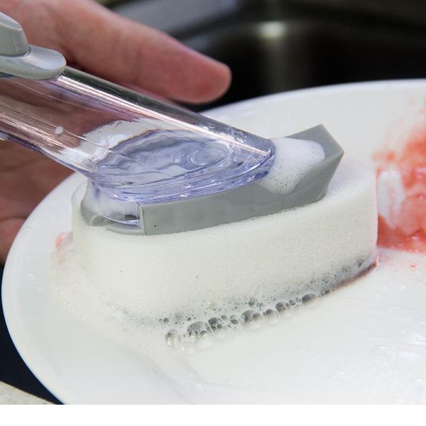1/5pcs double use kitchen cleaning brush scrubber dish bowl washing sponge matic liquid dispenser kitchen pot clea jllrye
1/5pcs double use kitchen cleaning brush scrubber dish bowl washing sponge matic liquid dispenser kitchen pot clea jllrye