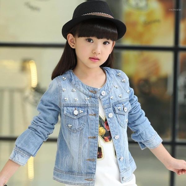 jackets 2021 spring fall girls fashion casual denim jacket children's wear kids round collar coat with pearl-studded outerwear x11, Blue;gray
jackets 2021 spring fall girls fashion casual denim jacket children's wear kids round collar coat with pearl-studded outerwear x11, Blue;gray