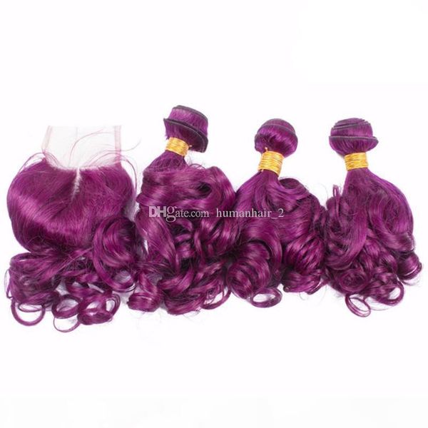 purple malaysian romantic curl hair weaves with lace closure violet human hair 3 bundles with closure new arrive fashion color, Black;brown
purple malaysian romantic curl hair weaves with lace closure violet human hair 3 bundles with closure new arrive fashion color, Black;brown