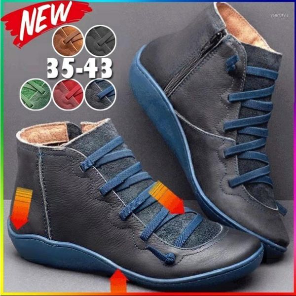 2020 new women's pu leather ankle boots women winter cross strappy vintage women punk boots flat ladies shoes woman botas mujer1, Black
2020 new women's pu leather ankle boots women winter cross strappy vintage women punk boots flat ladies shoes woman botas mujer1, Black