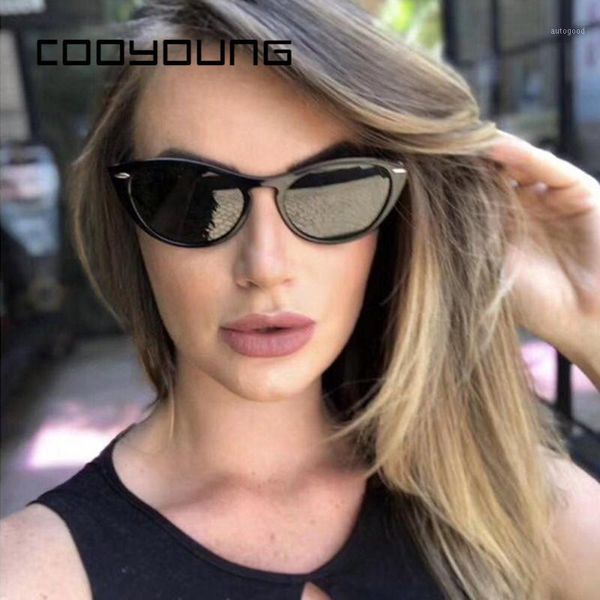 sunglasses cooyoung est cat eye women brand designer uv400 lens ladies fashion sunglass vintage sun glasses oculos1, White;black 
sunglasses cooyoung est cat eye women brand designer uv400 lens ladies fashion sunglass vintage sun glasses oculos1, White;black