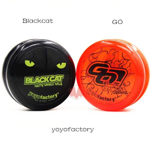 Yyf Blackcat Go 2a Yoyo Live Sleep Yoyo For Beginner Practice Yoyo 10 Strings As Gift Y200428