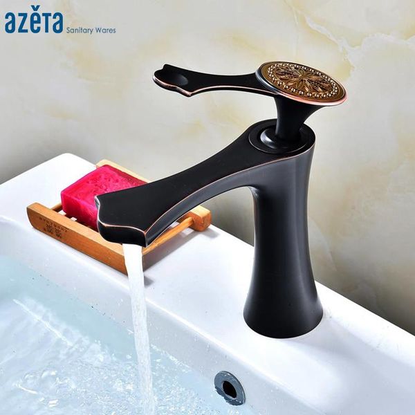azeta basin faucets antique black bathroom faucet mixer single handle water tap deck mounted wash mixer at6306ab
azeta basin faucets antique black bathroom faucet mixer single handle water tap deck mounted wash mixer at6306ab