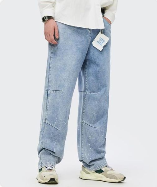 fashion men's jeans straight casual loose trousers mens personality denim pants autumn winter men male bottoms blue, Black
fashion men's jeans straight casual loose trousers mens personality denim pants autumn winter men male bottoms blue, Black