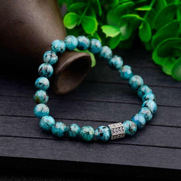 natural green stone bracelet meditation silver color polyhedron leopard black micro-inlaid zircon charm men bracelet ab717
natural green stone bracelet meditation silver color polyhedron leopard black micro-inlaid zircon charm men bracelet ab717
