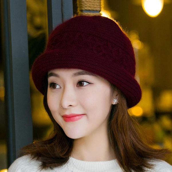 wide brim hats h7770 winter bucket hat women mother warm thickened fur knitted fisherman cap elderly grandma elegant outdoor simple caps, Blue;gray
wide brim hats h7770 winter bucket hat women mother warm thickened fur knitted fisherman cap elderly grandma elegant outdoor simple caps, Blue;gray