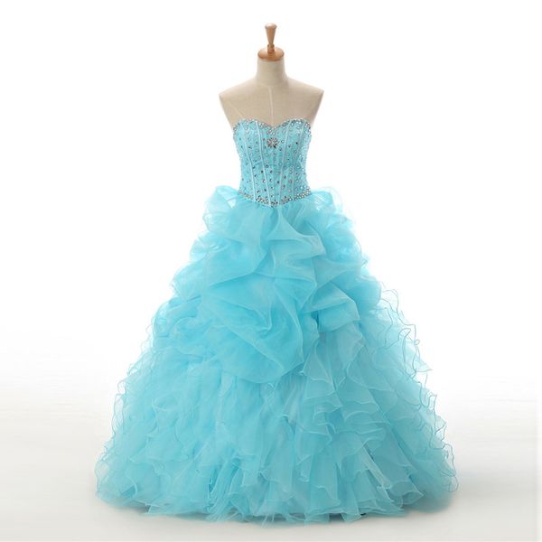 new long light blue quinceanera dresses ball gown sequin beaded appliques sweet 16 dresses plus size formal evening prom party gowns qc1550, Blue;red
new long light blue quinceanera dresses ball gown sequin beaded appliques sweet 16 dresses plus size formal evening prom party gowns qc1550, Blue;red