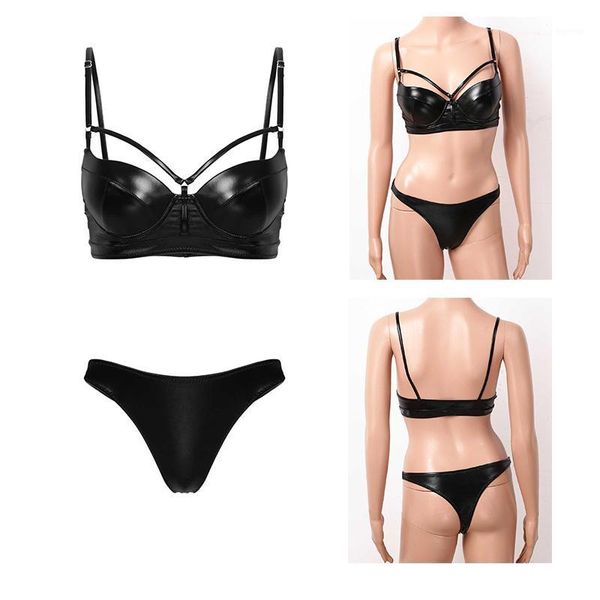 new pu faux leather bikini female swimsuit two-piece bikini set bra cup with high cut thong bottoms1, Red;black
new pu faux leather bikini female swimsuit two-piece bikini set bra cup with high cut thong bottoms1, Red;black