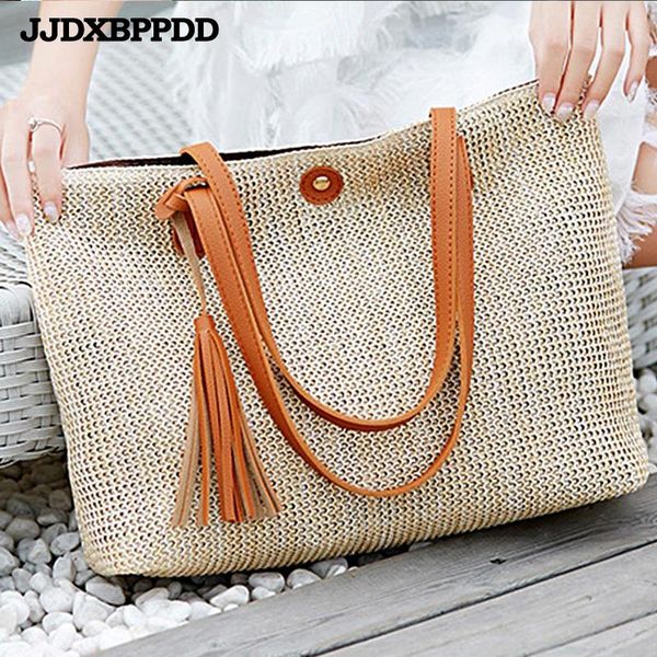 jjdbppdd simple women straw shoulder bag tassels summer style beach bag holiday zipper tote brand designer handbags
jjdbppdd simple women straw shoulder bag tassels summer style beach bag holiday zipper tote brand designer handbags