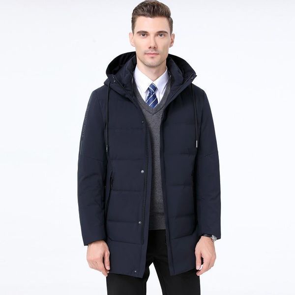 mimi winter 2020 men's down jacket business long hooded men's white duck down jacket warm dad1, Black
mimi winter 2020 men's down jacket business long hooded men's white duck down jacket warm dad1, Black
