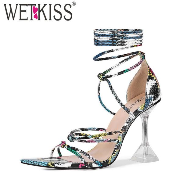sandals wetkiss 2021 women high clear heel mix color snakeskin lace up pointed toe gladiator summer shoes, Black
sandals wetkiss 2021 women high clear heel mix color snakeskin lace up pointed toe gladiator summer shoes, Black