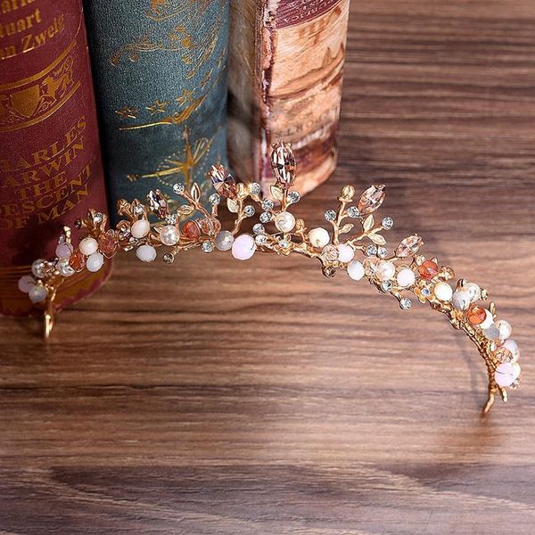 baroque rhinestone pink crystal beads bride crown tiara wedding bridal diadem headpiece bride hair accessories jewelry, Golden;silver
baroque rhinestone pink crystal beads bride crown tiara wedding bridal diadem headpiece bride hair accessories jewelry, Golden;silver