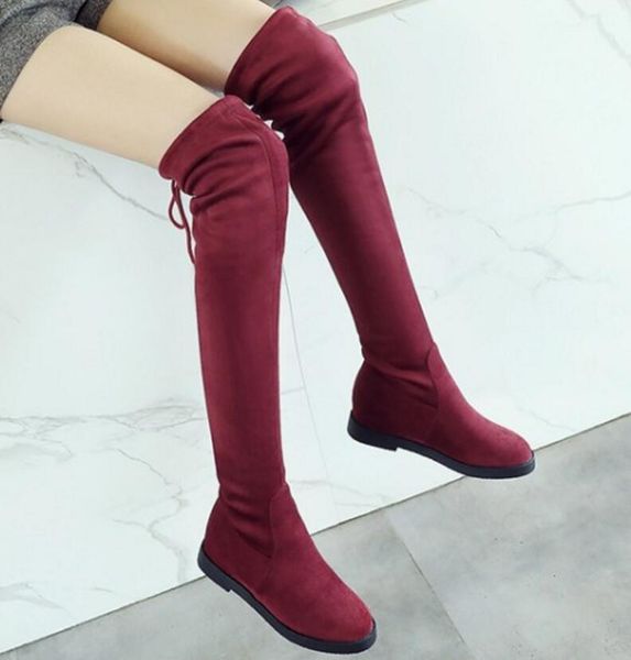 boots sapato feminino women knee high ladies wedge shoes height incleasing woman gladiator booties lace up chaussures xz181612, Black
boots sapato feminino women knee high ladies wedge shoes height incleasing woman gladiator booties lace up chaussures xz181612, Black