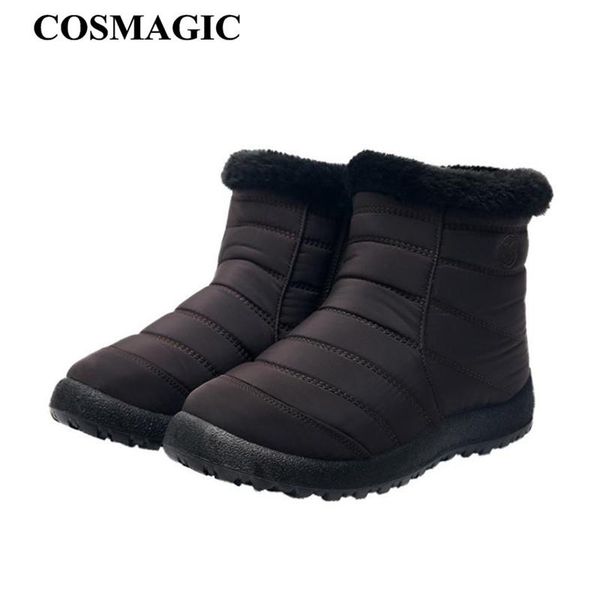 boots cosmagic 2021 winter women non-slip snow boot soft sole lightweight warm waterproof plush inside zip short botas mujer, Black
boots cosmagic 2021 winter women non-slip snow boot soft sole lightweight warm waterproof plush inside zip short botas mujer, Black