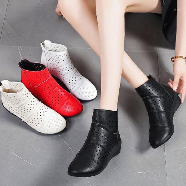 boots women ankle ladies zipper wedge non-slip breathable pu leather shoes woman round hole fashion casual female sewing boots1, Black
boots women ankle ladies zipper wedge non-slip breathable pu leather shoes woman round hole fashion casual female sewing boots1, Black