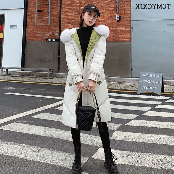 down coat long womens 2020 winter new parka jacket korean fashion hooded big fur collar overcoat loose thicken warm coats ins, Black
down coat long womens 2020 winter new parka jacket korean fashion hooded big fur collar overcoat loose thicken warm coats ins, Black