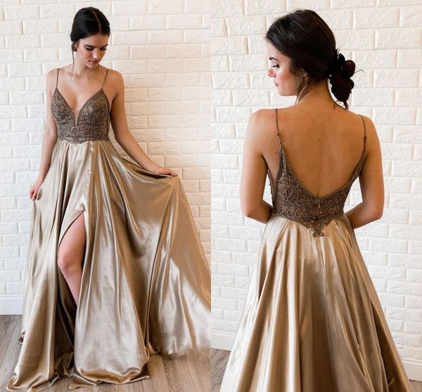 2021 fashion v-neck prom dress split side open back embroidered beaded a-line elegant evening formal gowns long party bridesmaid dress cheap, Black
2021 fashion v-neck prom dress split side open back embroidered beaded a-line elegant evening formal gowns long party bridesmaid dress cheap, Black