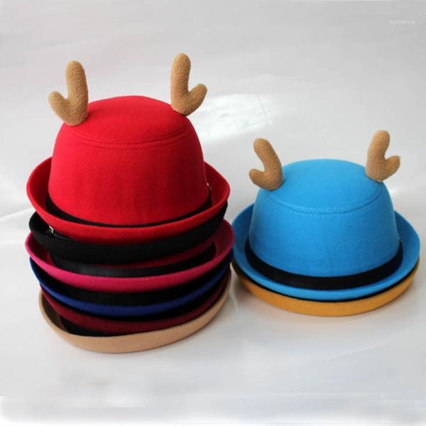 berets halloween korean style antler hat men women's autumn winter woolen dome with antlers fresh couple christmas ys:ljm1, Blue;gray
berets halloween korean style antler hat men women's autumn winter woolen dome with antlers fresh couple christmas ys:ljm1, Blue;gray