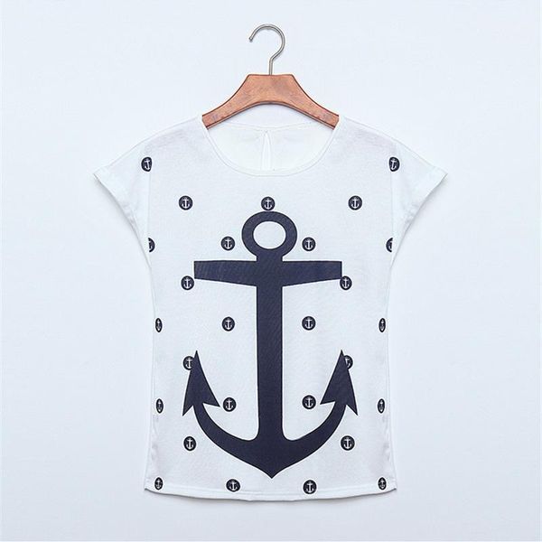 women's t-shirt wholesale- zsiibo women ladies tees short sleeve t shirt boat anchor dress female o-neck 10 colors clothes vestidos nv, White
women's t-shirt wholesale- zsiibo women ladies tees short sleeve t shirt boat anchor dress female o-neck 10 colors clothes vestidos nv, White