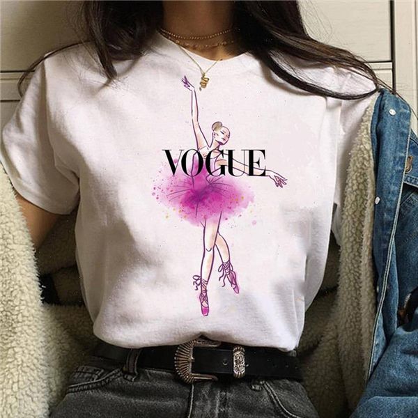ballet dance girl print tshirt women short sleeve shirts funny tees female harajuku kawaii vogue print casual t shirt, White
ballet dance girl print tshirt women short sleeve shirts funny tees female harajuku kawaii vogue print casual t shirt, White
