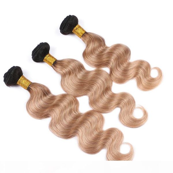 body wave #1b 27 honey blonde ombre brazilian virgin hair weave bundles 3pcs dark root light brown ombre human hair extensions double wefts, Black;brown
body wave #1b 27 honey blonde ombre brazilian virgin hair weave bundles 3pcs dark root light brown ombre human hair extensions double wefts, Black;brown