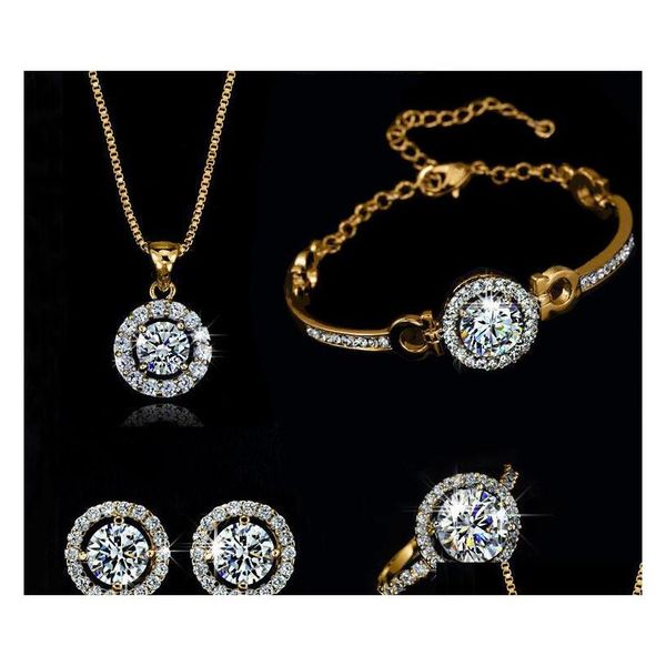fashion 18k gold silver plated austrian crystal necklace earrings ring jewelry set for women ladies anniversary wedding jewelry set ojelg, Slivery;golden
fashion 18k gold silver plated austrian crystal necklace earrings ring jewelry set for women ladies anniversary wedding jewelry set ojelg, Slivery;golden