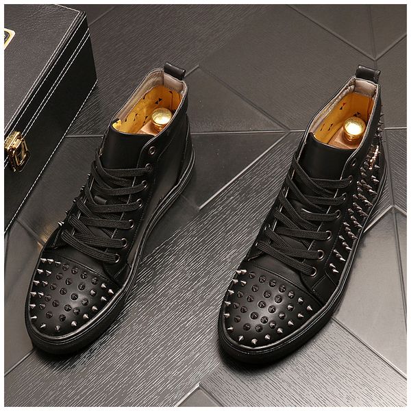 designer shoes designer mens studded rivet spike hip-hop loafers casual flats shoes dress wedding prom sports walki, Black
designer shoes designer mens studded rivet spike hip-hop loafers casual flats shoes dress wedding prom sports walki, Black