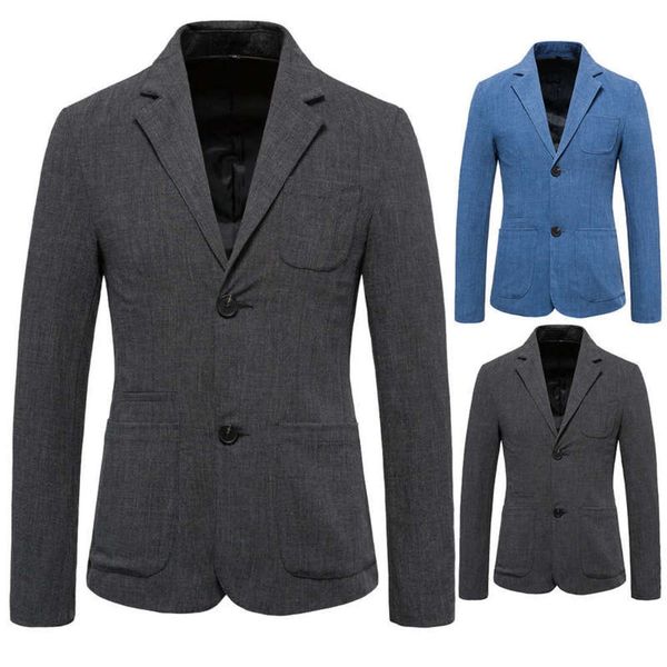 business two autumn casual men's versatile button suit thin coat large fashion, White;black
business two autumn casual men's versatile button suit thin coat large fashion, White;black