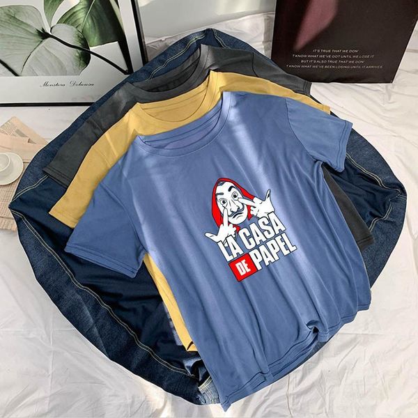 funny exquisite selling graphic new t-shirt women green women's shirt la casa de papel letter print neck harajuku tshirt, White
funny exquisite selling graphic new t-shirt women green women's shirt la casa de papel letter print neck harajuku tshirt, White