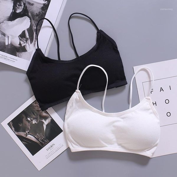 gym clothing cotton teenager sport bra young girls student confortable thin underwear summer narrow shoulder strap bras1, White;black
gym clothing cotton teenager sport bra young girls student confortable thin underwear summer narrow shoulder strap bras1, White;black