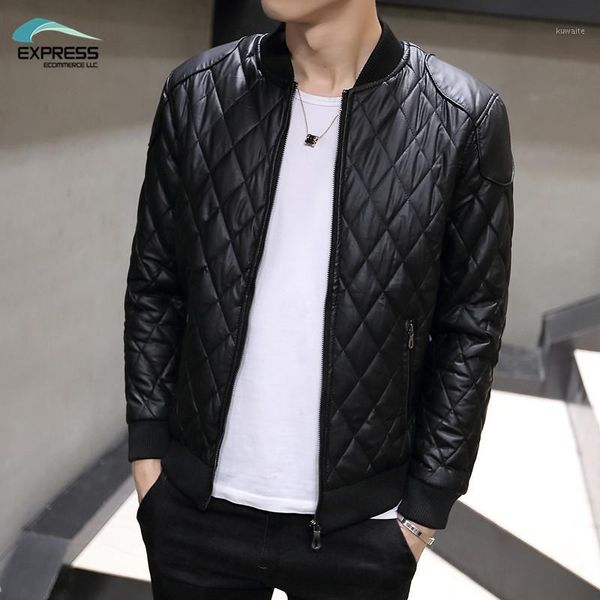 favocent 2018 autumn and winter fashion men's leather jacket collar slim washed pu leather jacket coat quilted m-3xl1, Black;brown
favocent 2018 autumn and winter fashion men's leather jacket collar slim washed pu leather jacket coat quilted m-3xl1, Black;brown