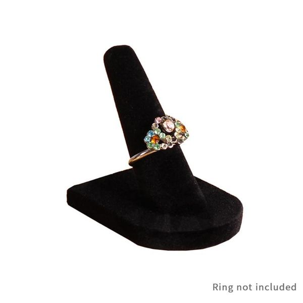 black velvet finger cone fingertip ring stand display showcase holder storage home decoration jewelry accessories display holder, Pink;blue
black velvet finger cone fingertip ring stand display showcase holder storage home decoration jewelry accessories display holder, Pink;blue