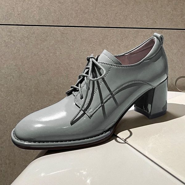 2021 new spring female retro-casual leather toe high heels lady from lace-up shoes woman 42 3trj, Black
2021 new spring female retro-casual leather toe high heels lady from lace-up shoes woman 42 3trj, Black