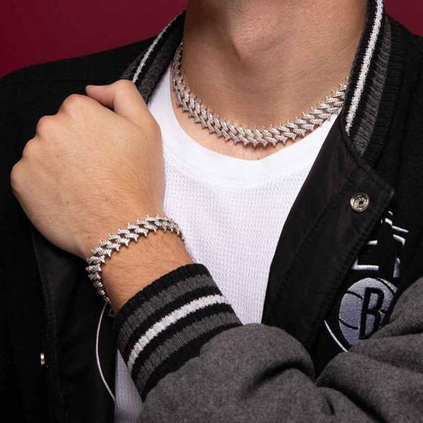 chokers hiphop iced out bling cz rivets spiked cuban link chain rock punk 5a cubic zirconia 15mm width bracelet jewelry for men boy, Golden;silver
chokers hiphop iced out bling cz rivets spiked cuban link chain rock punk 5a cubic zirconia 15mm width bracelet jewelry for men boy, Golden;silver