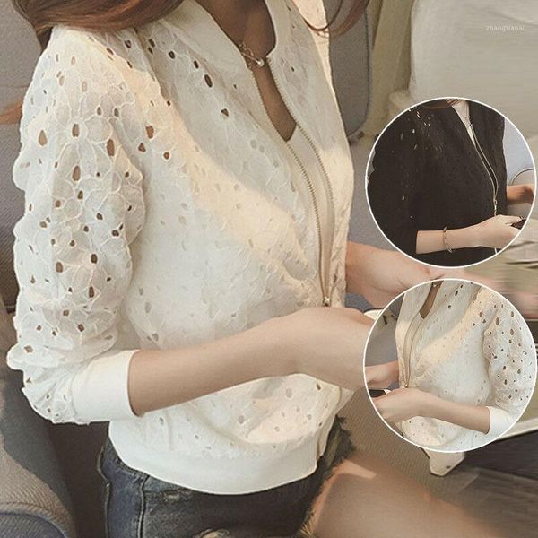 summer women bomber jacket lace sunscreen shirt short thin coat cardigan, Black;brown
summer women bomber jacket lace sunscreen shirt short thin coat cardigan, Black;brown