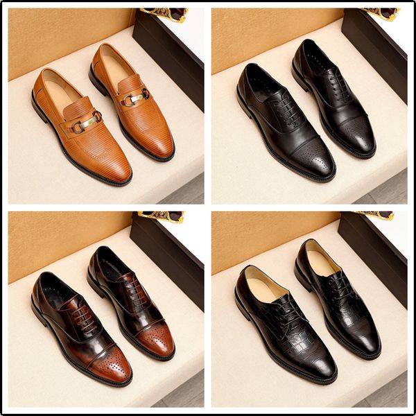 2019 formal shoes designer mens flats shoes casual british style luxury men oxfords party wedding dress shoes for men, Black
2019 formal shoes designer mens flats shoes casual british style luxury men oxfords party wedding dress shoes for men, Black