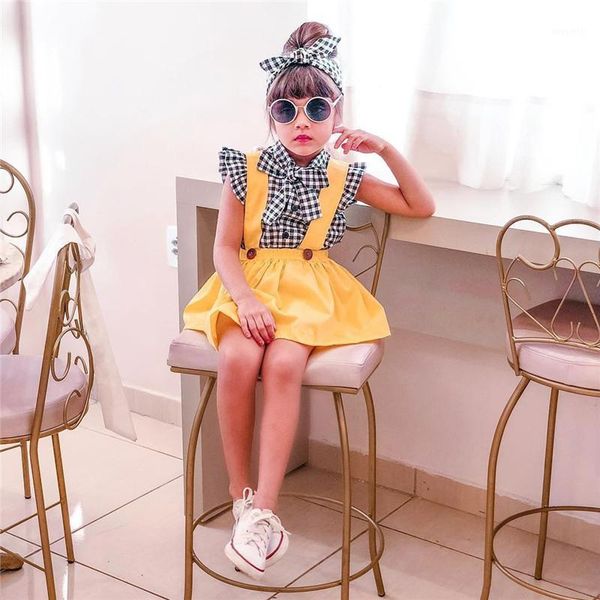 clothing sets baby girl clothes set summer kids lattice print short sleeve +strap skirt+handband 3pcs outfits toddler girls casual suit1, White
clothing sets baby girl clothes set summer kids lattice print short sleeve +strap skirt+handband 3pcs outfits toddler girls casual suit1, White