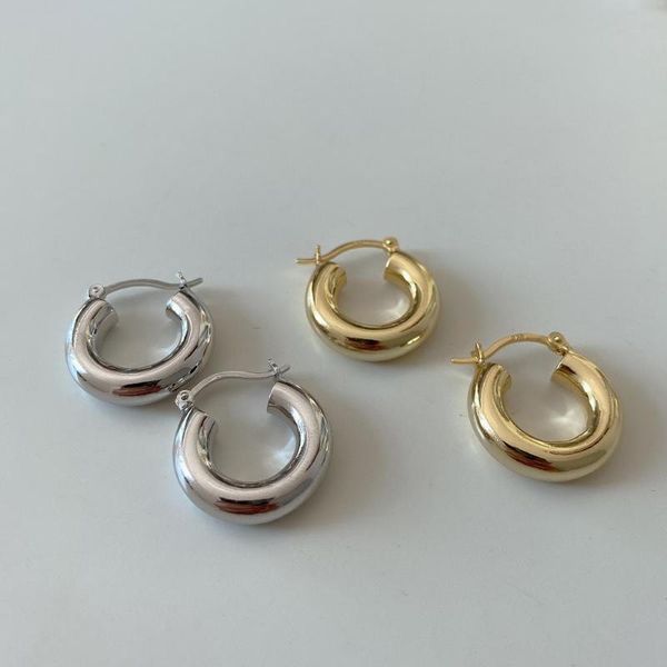 hoop & huggie ghidbk 100% real 925 sterling silver thick earrings for women minimalist geometric round earring circle hoops, Golden;silver
hoop & huggie ghidbk 100% real 925 sterling silver thick earrings for women minimalist geometric round earring circle hoops, Golden;silver