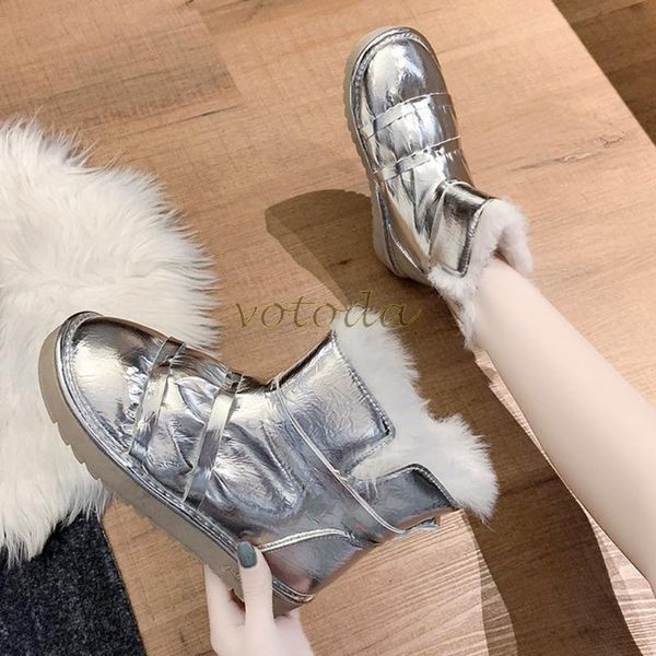 women snow boots furry warm waterproof boot platform patent leather bling shoes mujer fashion outdoor sneakers winter lady shoes, Black
women snow boots furry warm waterproof boot platform patent leather bling shoes mujer fashion outdoor sneakers winter lady shoes, Black