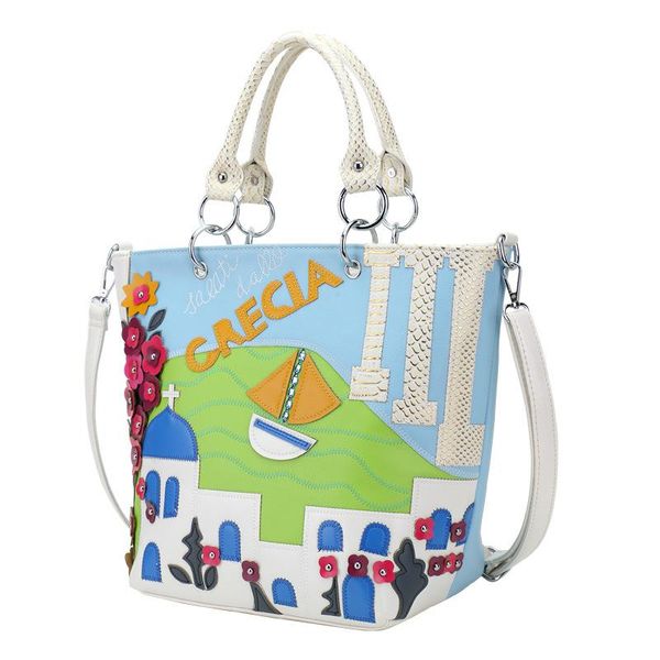 2020 new style fashion womens patchwork flower leather handbag colorful carton painting bucket shoulder bag ladies tote bags
2020 new style fashion womens patchwork flower leather handbag colorful carton painting bucket shoulder bag ladies tote bags