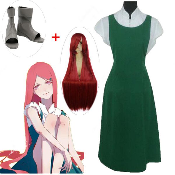 anime costumes anime shippuden uzumaki mother uzumaki kushina cosplay costume cosplay red wig shoes in stock, Black
anime costumes anime shippuden uzumaki mother uzumaki kushina cosplay costume cosplay red wig shoes in stock, Black