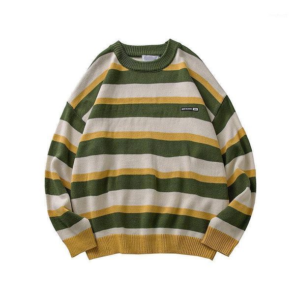 2020 pullover striped sweater oversized mens knitted men sweaters hip hop korean casual black sweater men clothing1, White;black
2020 pullover striped sweater oversized mens knitted men sweaters hip hop korean casual black sweater men clothing1, White;black